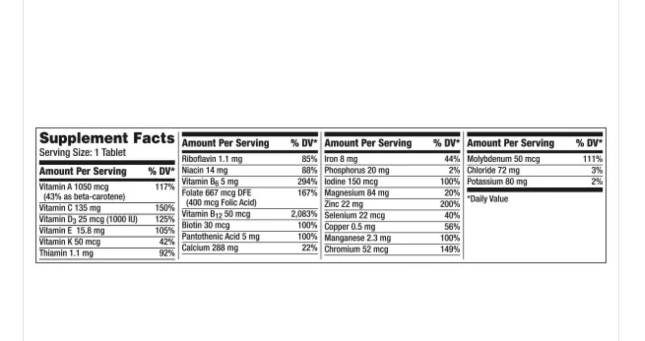 Centrum Silver Multivitamins for Women Over 50, Multimineral Supplement, 275 Ct - 1 Pack