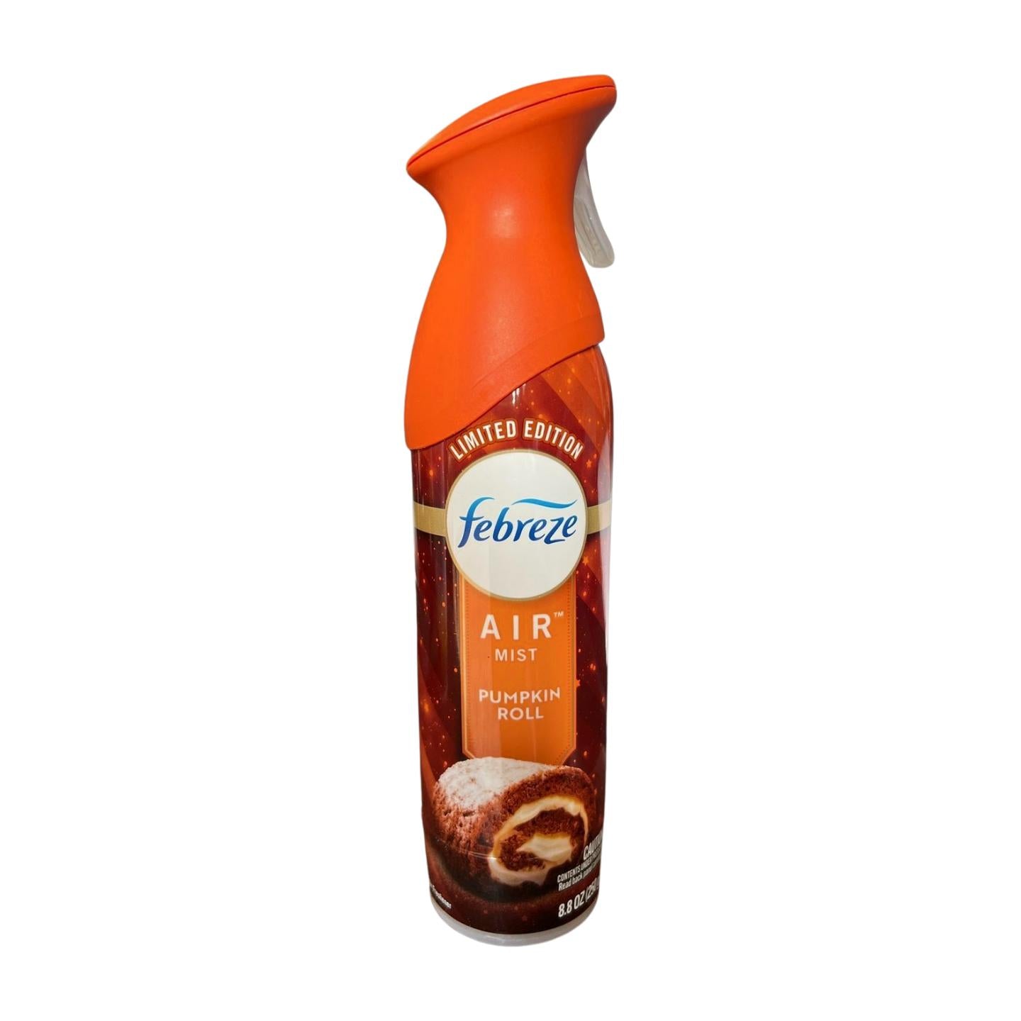 Febreze Air Mist Air Freshener Spray, Ocean, Pumpkin Roll & Serene Snowfall Scent, 8.8oz, 3 Count, Odor-Fighting Room Spray