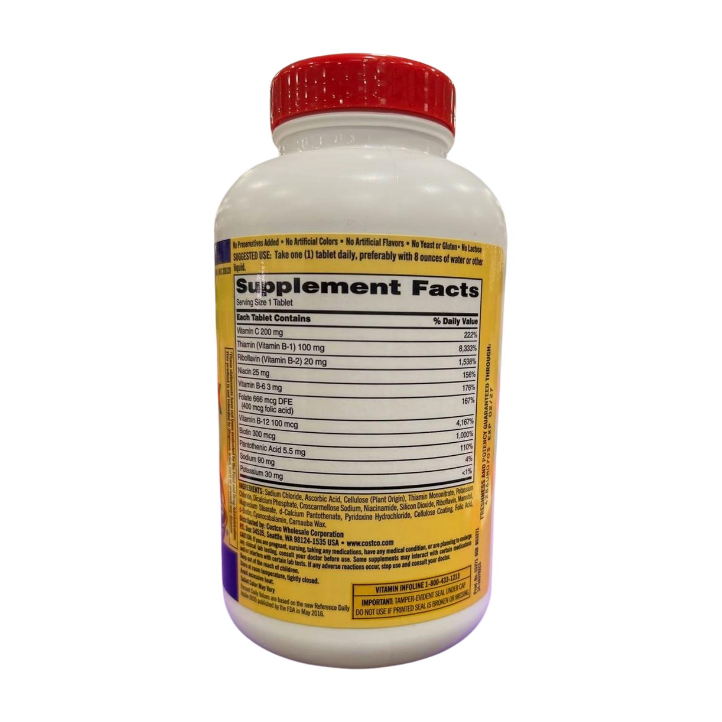 Kirkland Signature Super B-Complex with Electrolytes, 2-Pack, 500 Tablets Each