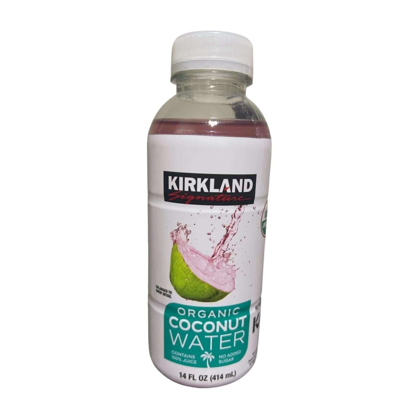 Kirkland Organic 100% Coconut Juice, No Added Sugar, 14 Fl Oz, Pack of 6