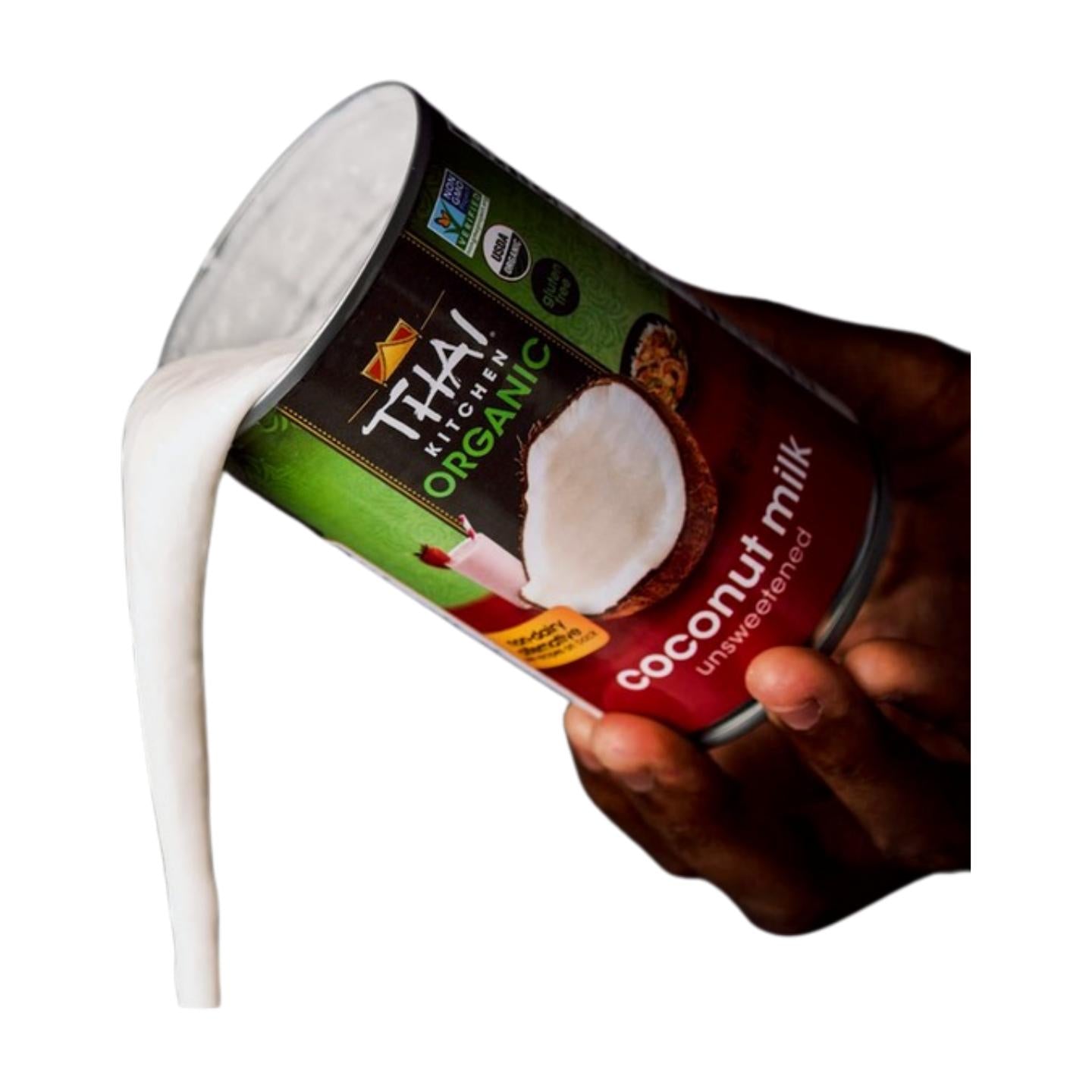 Thai Kitchen Organic Unsweetened Coconut Milk, 13.66 oz, Pack of 6