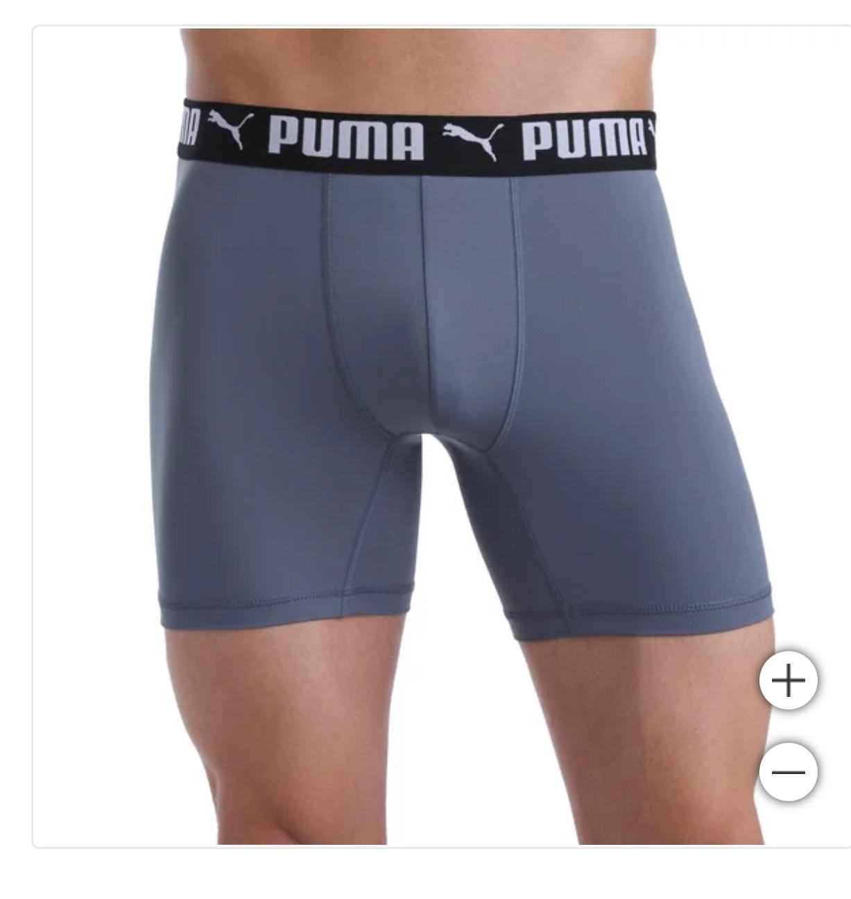 Puma Men's Tag Free Boxers Brief Pack of 5. Large| Medium| XL.