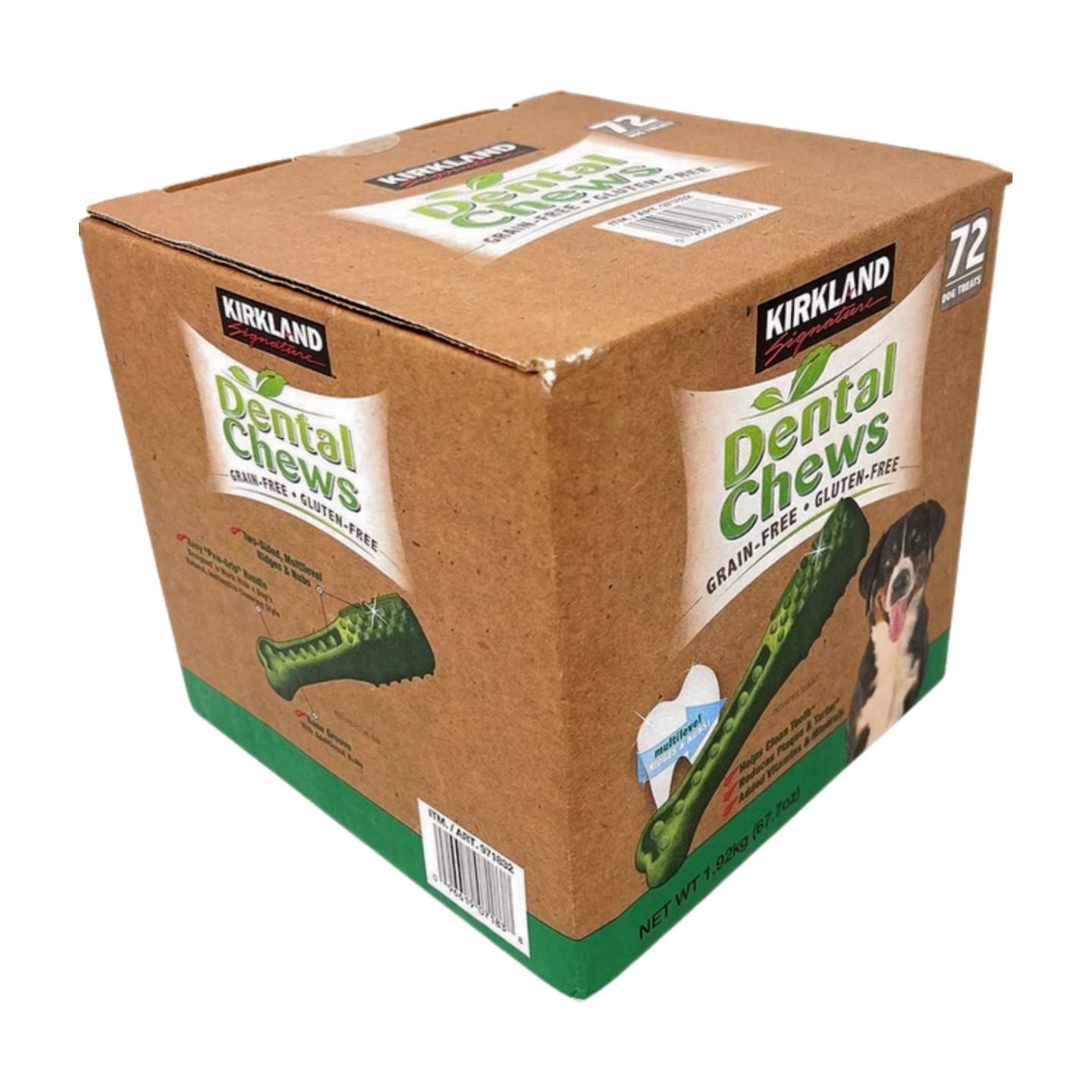 Kirkland Signature Dental Chews, Grain-Free & Gluten-Free, 72-Count