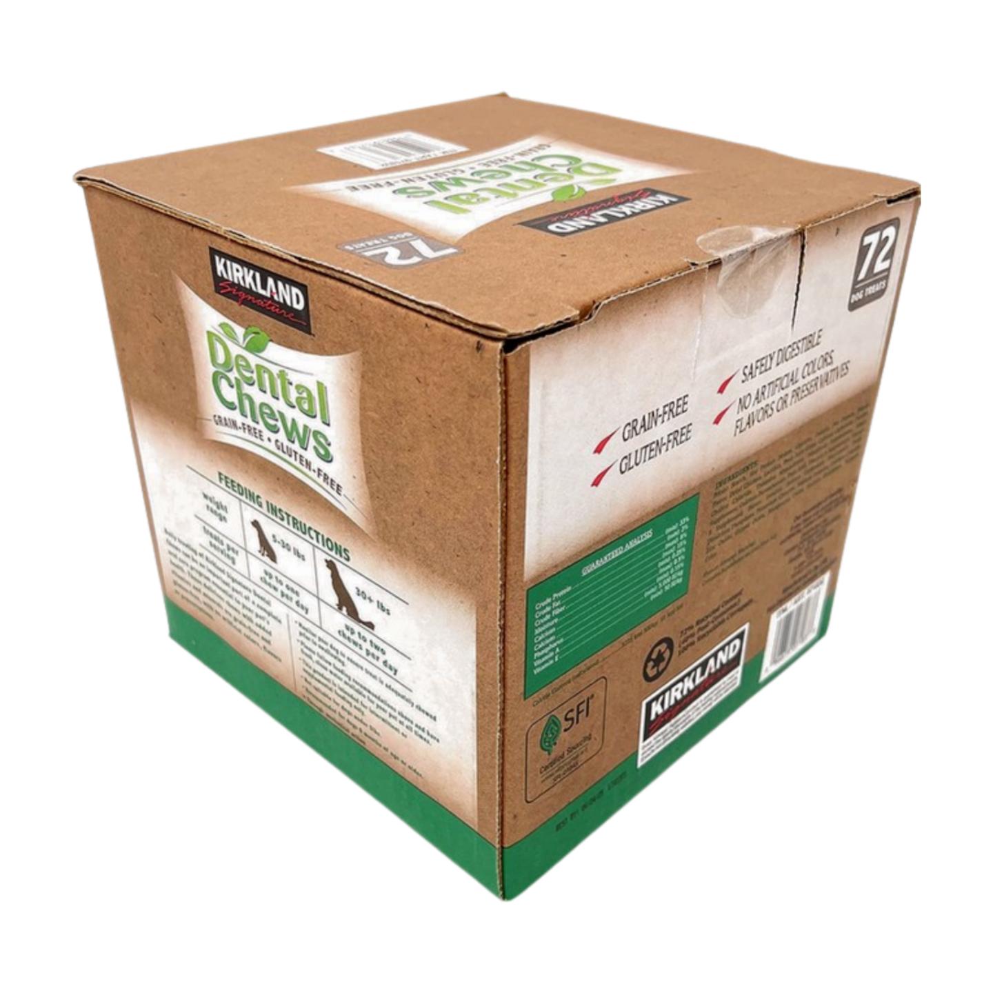 Kirkland Signature Dental Chews, Grain-Free & Gluten-Free, 72-Count