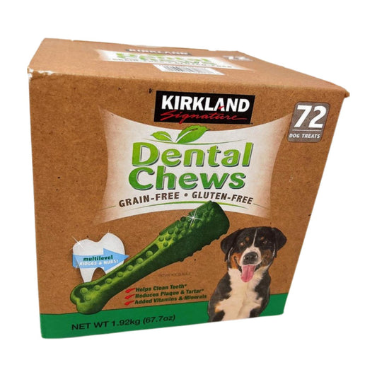 Kirkland Signature Dental Chews, Grain-Free & Gluten-Free, 72-Count
