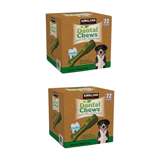 Kirkland Signature Dental Chews, 72-Count, Pack of 2