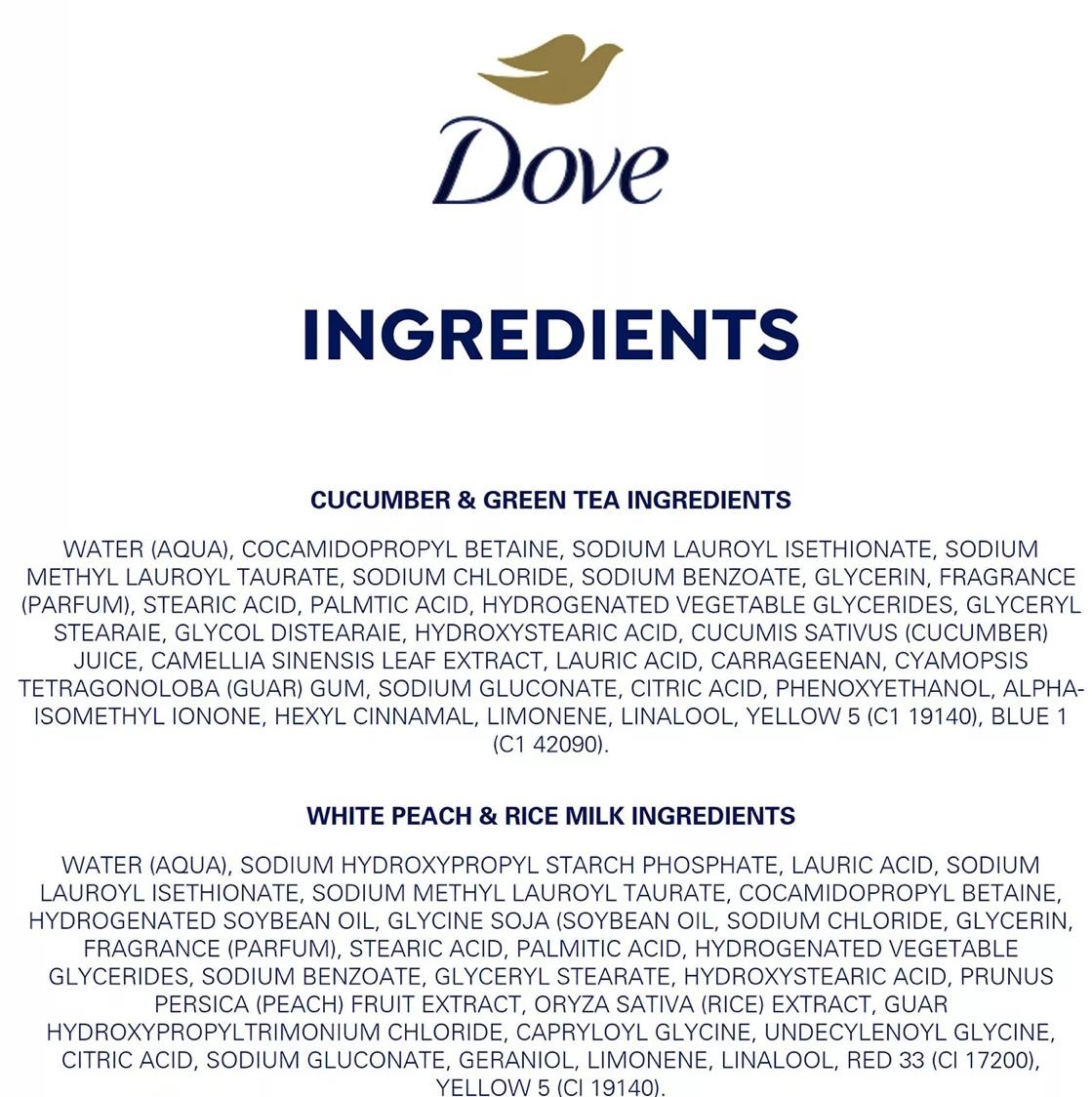 Dove Refresh & Rebalance Body Wash, 30.6 fl. oz., 2 pk.