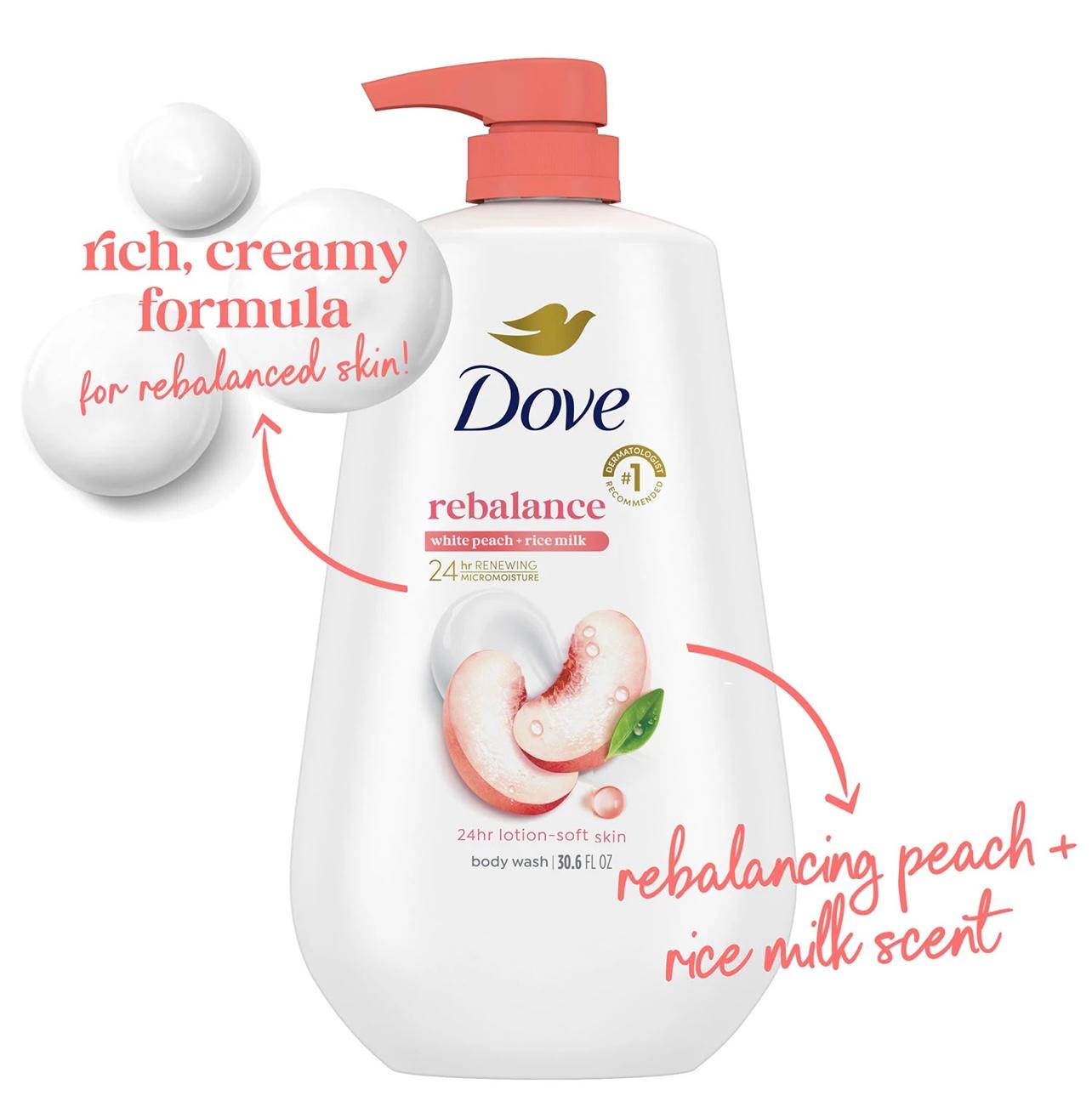 Dove Refresh & Rebalance Body Wash, 30.6 fl. oz., 2 pk.