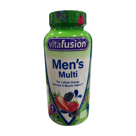 Vitafusion Adult Gummy Vitamins for Men, Berry Flavor, Vitamins A, C, D, E, B6 & B12, 220 Count, 110-Day Supply