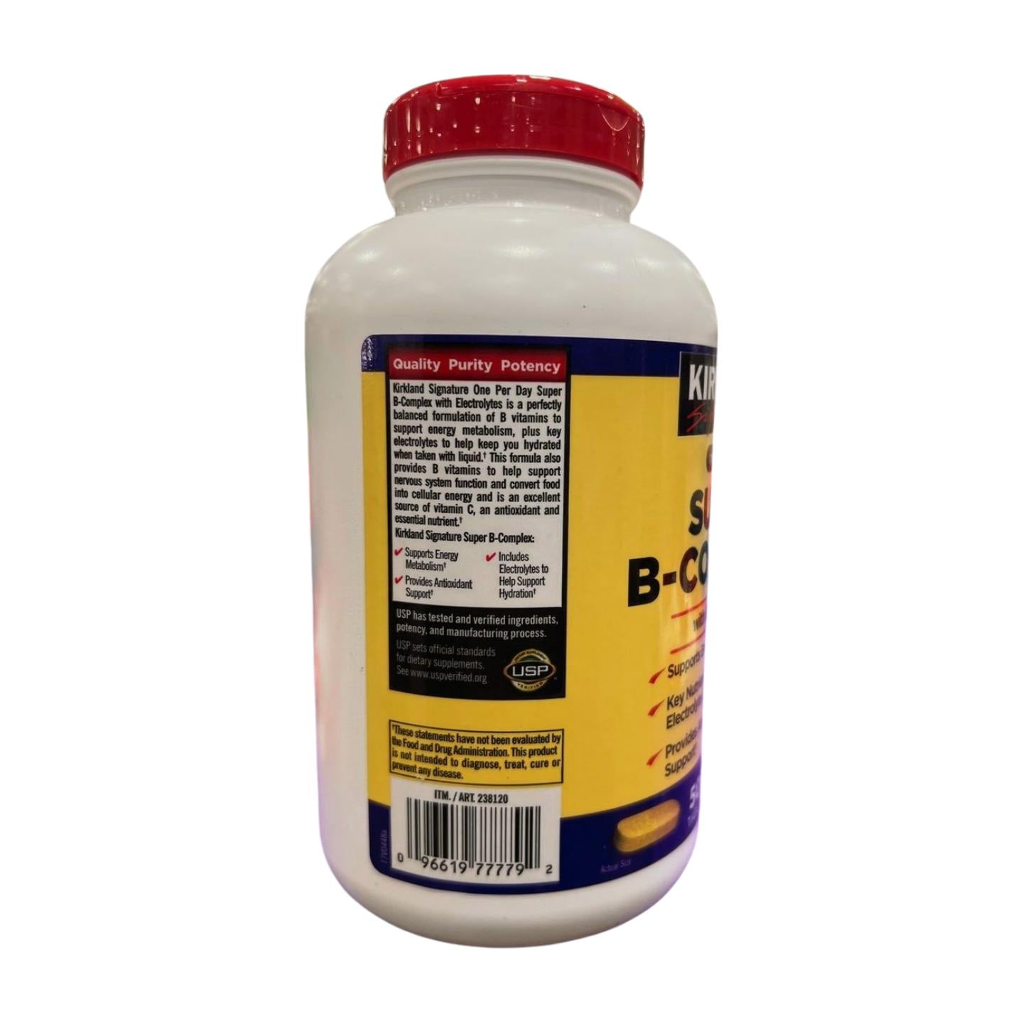 Kirkland Signature Super B-Complex with Electrolytes, 2-Pack, 500 Tablets Each