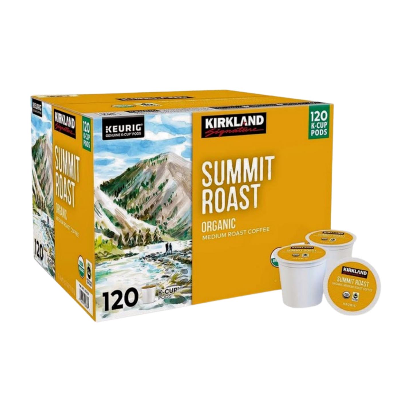 Kirkland Organic Medium Roast K-Cups, 120 Count, 3 lb