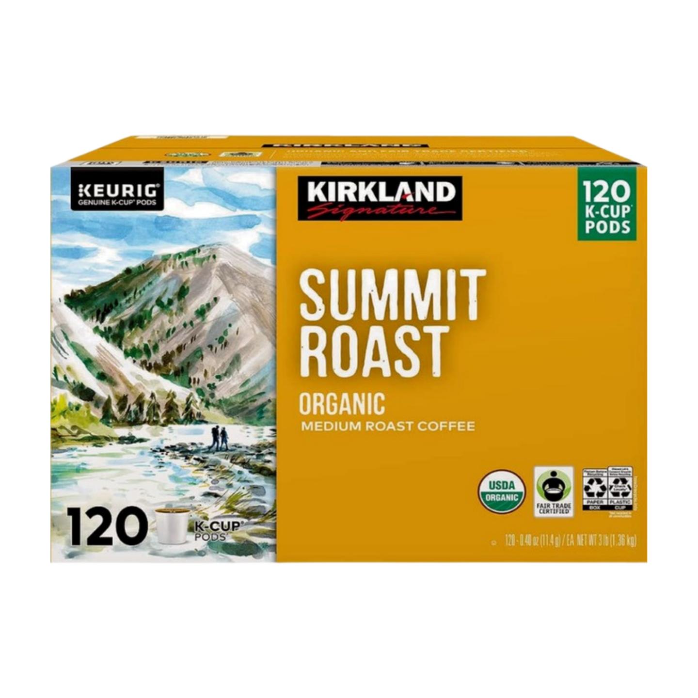 Kirkland Organic Medium Roast K-Cups, 120 Count, 3 lb