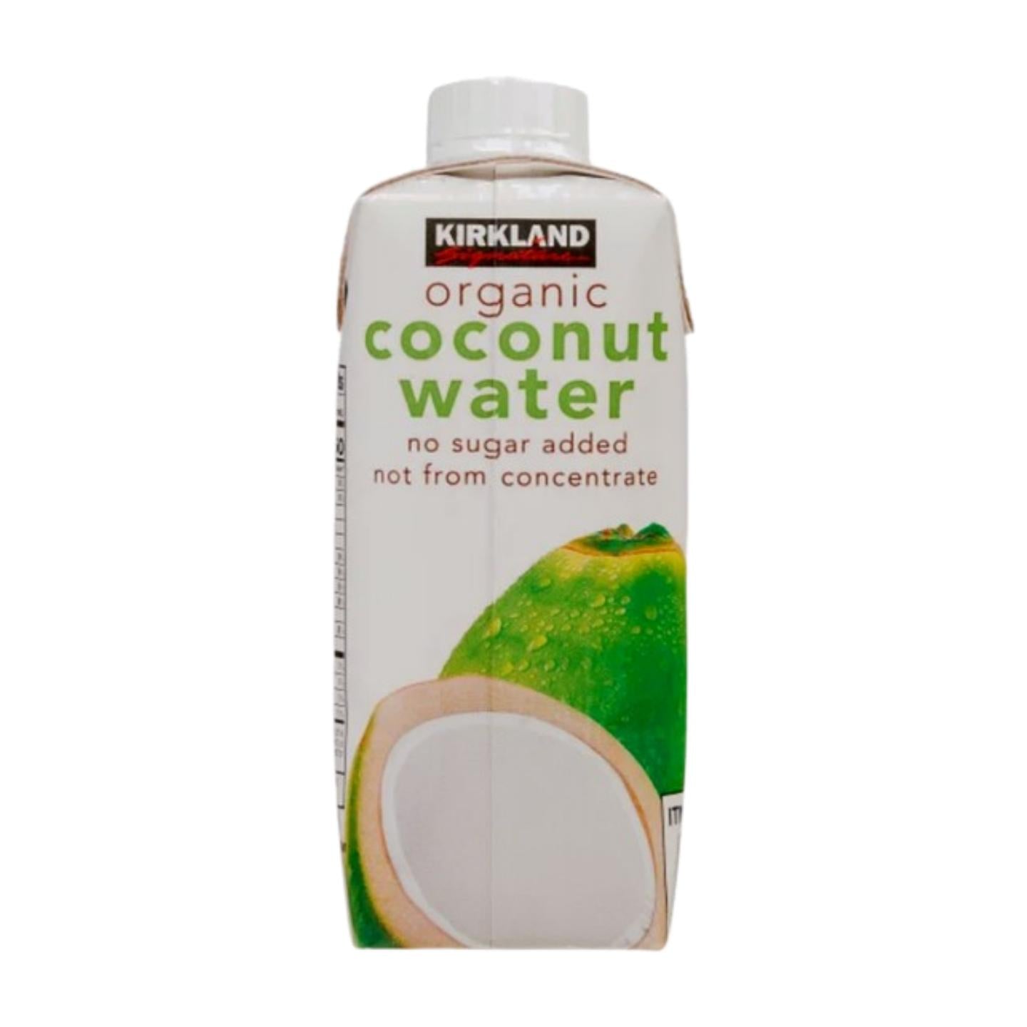 Kirkland Organic Coconut Water, No Sugar Added, 11.1 oz, 12 Pack