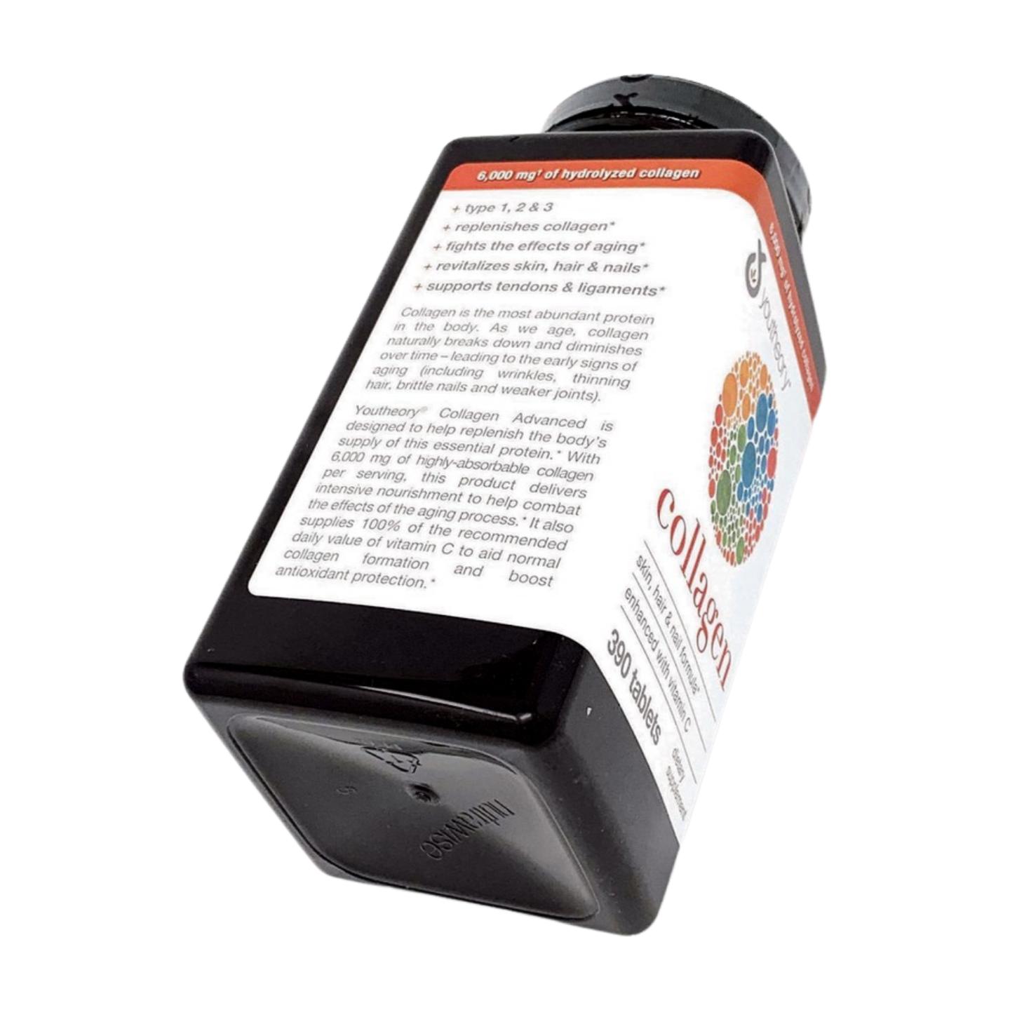 Youtheory Advanced Collagen, 6,000 mg with Vitamin C, 390 Tablets