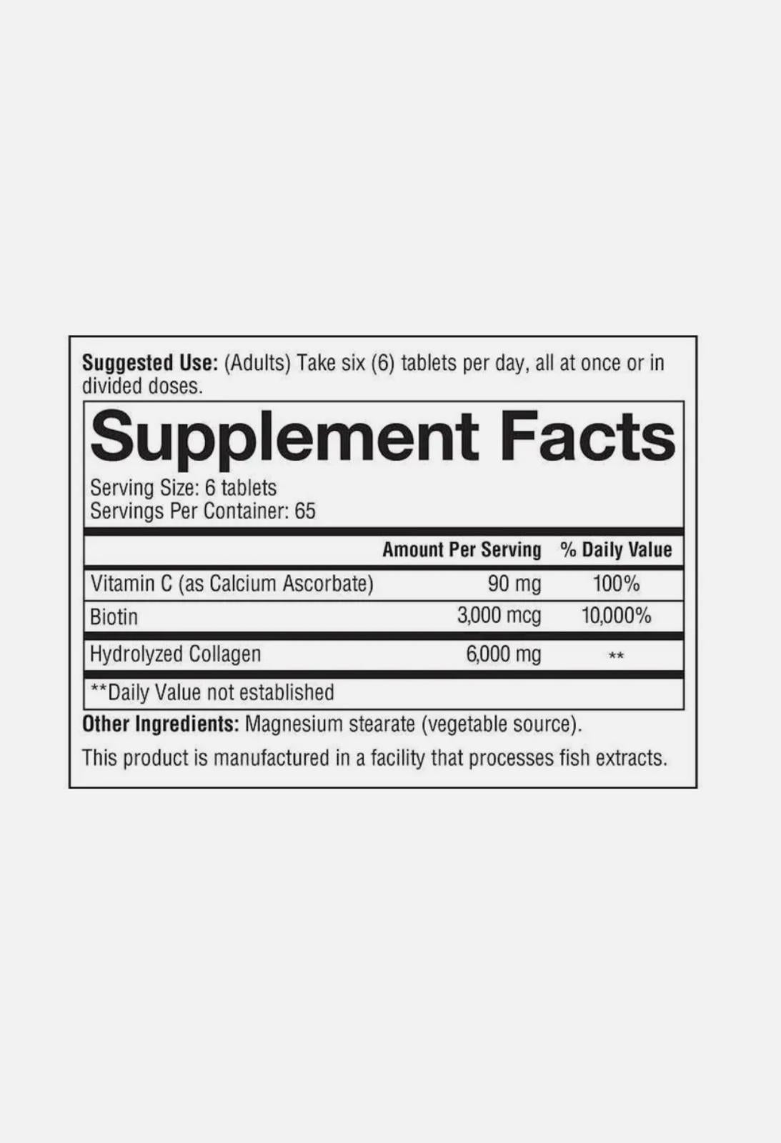 Youtheory Advanced Collagen, 6,000 mg with Vitamin C, 390 Tablets