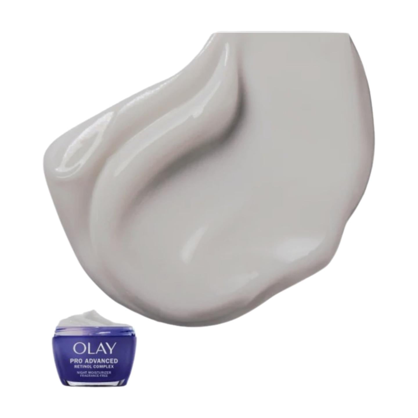 Olay Pro Advanced Retinol Night Moisturizer, 1.7 oz, Pack of 2