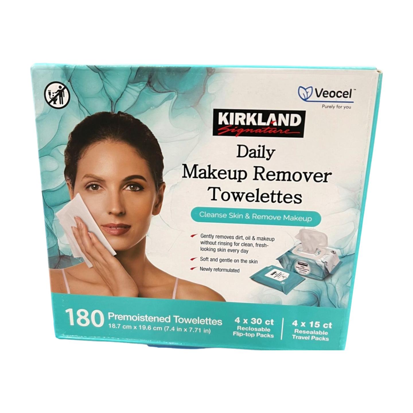 Kirkland Signature Makeup Remover Towelettes, 180 Count