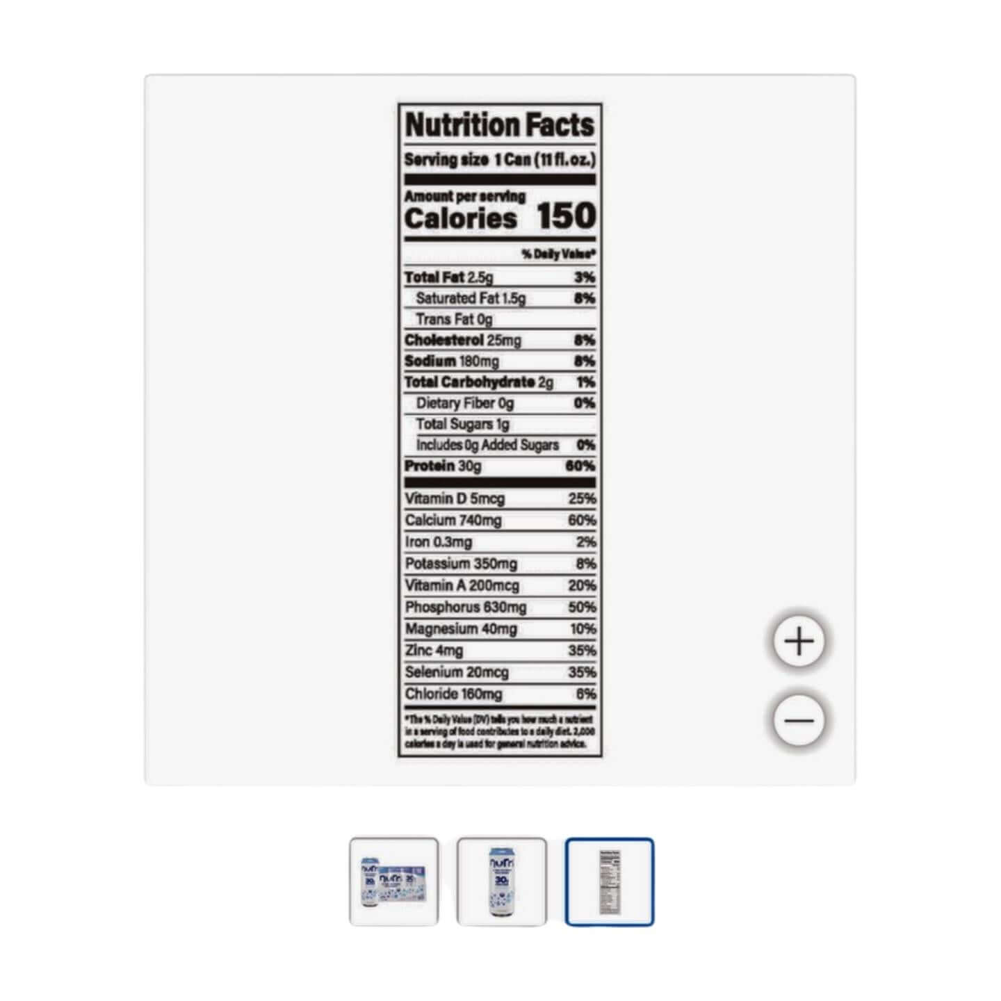 Nurri Ultra-Filtered Chocolate & Vanilla Milk Shake, 30g Protein, 1g Sugar, 12 x 11 oz Cans (6 Each Flavor)