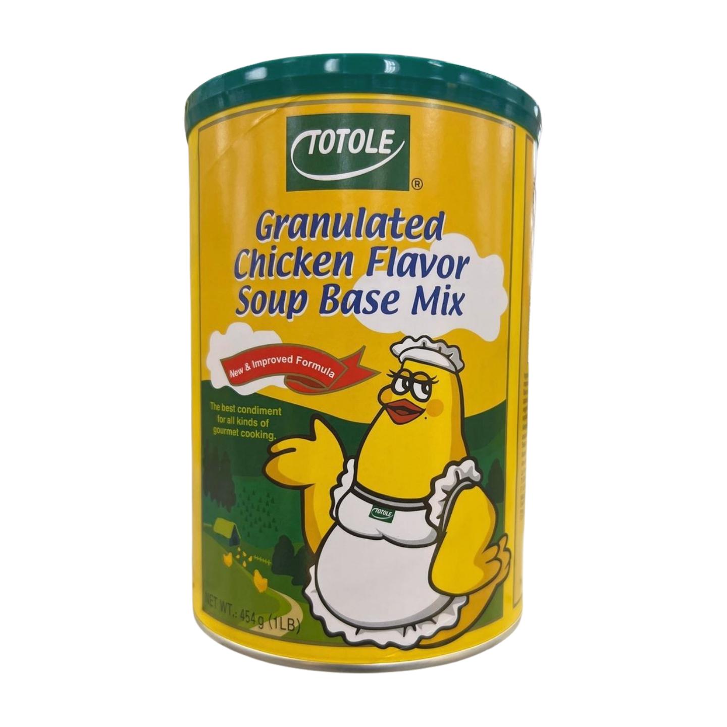 Totole - Granulated Chicken Flavor Soup Base Mix. Net Wet. 454g