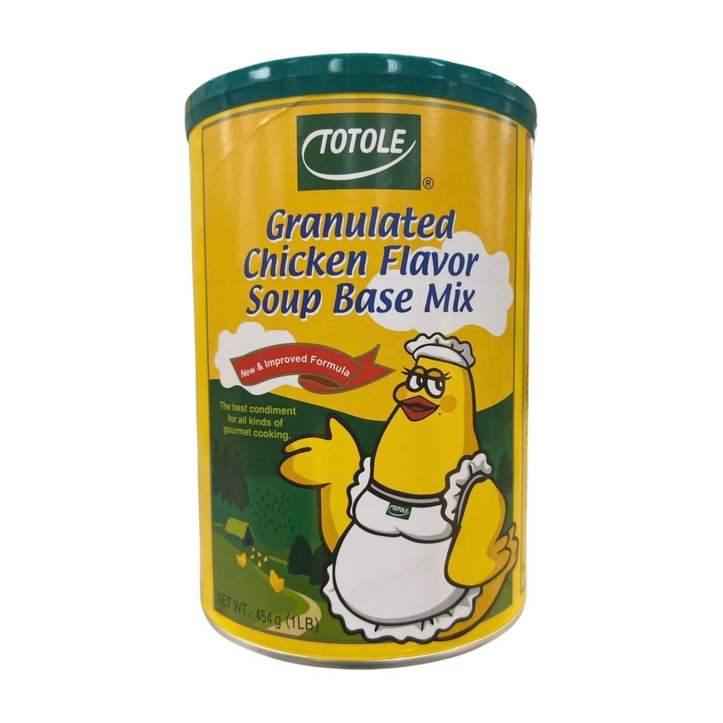 Totole - Granulated Chicken Flavor Soup Base Mix. Net Wet. 454g