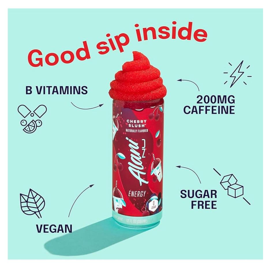 Alani Nu Cherry Slush 12 Fl Oz Cans (10 Pack)