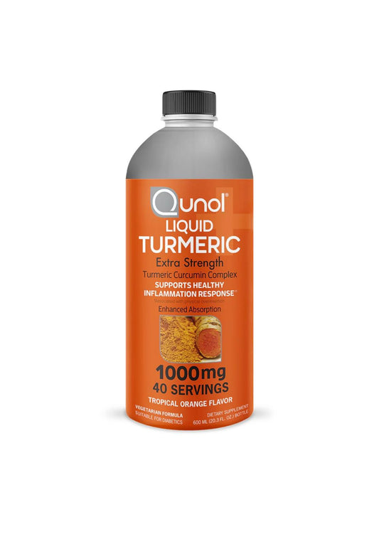 Qunol Liquid Turmeric Curcumin with Black Pepper, 1000mg, Extra Strength, Joint Health, 30.4 Fl Oz, 60 Servings