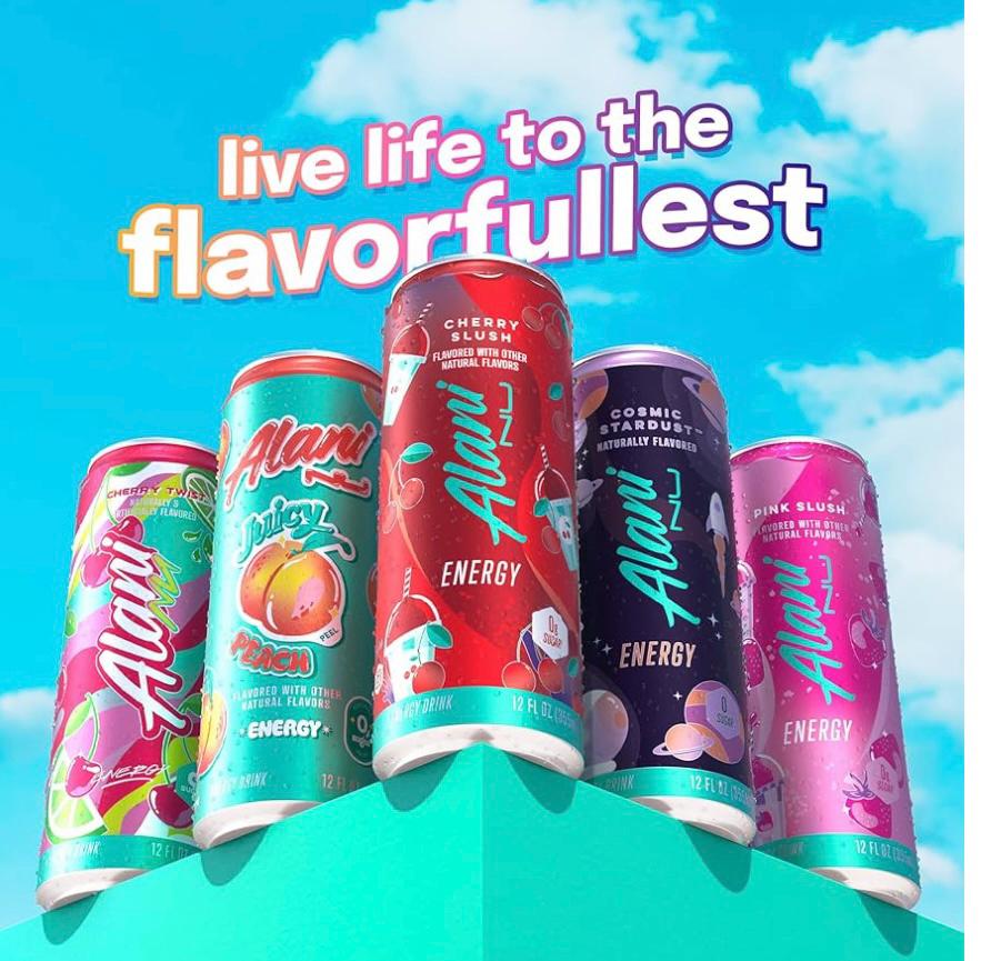Alani Energy Drink Assorted Variety Pack 12 Fl Oz Cans (10 Pack. Flavor may very)