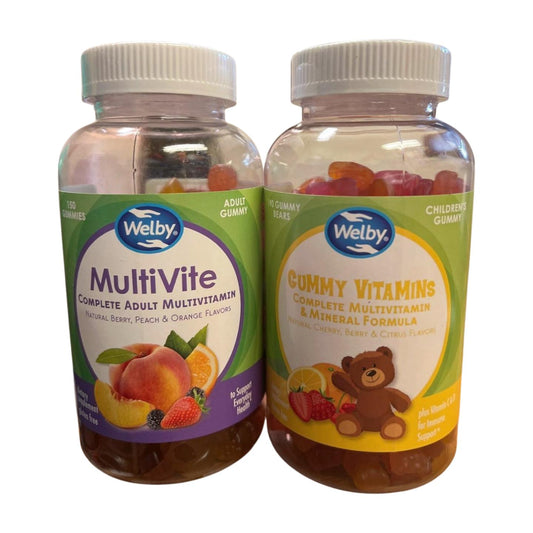 Adult & Children's Complete Multivitamin Gummies, Natural Berry, Cherry & Citrus Flavors, 150 & 190 Count, Gluten Free
