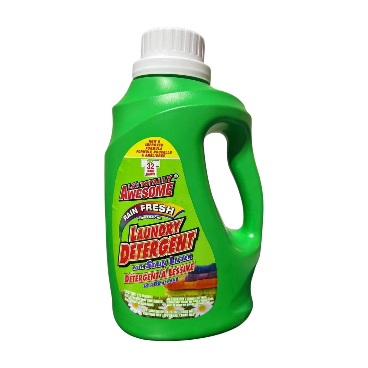 La Awesome Laundry Detergent, 32 Loads + Free Laundry Brush